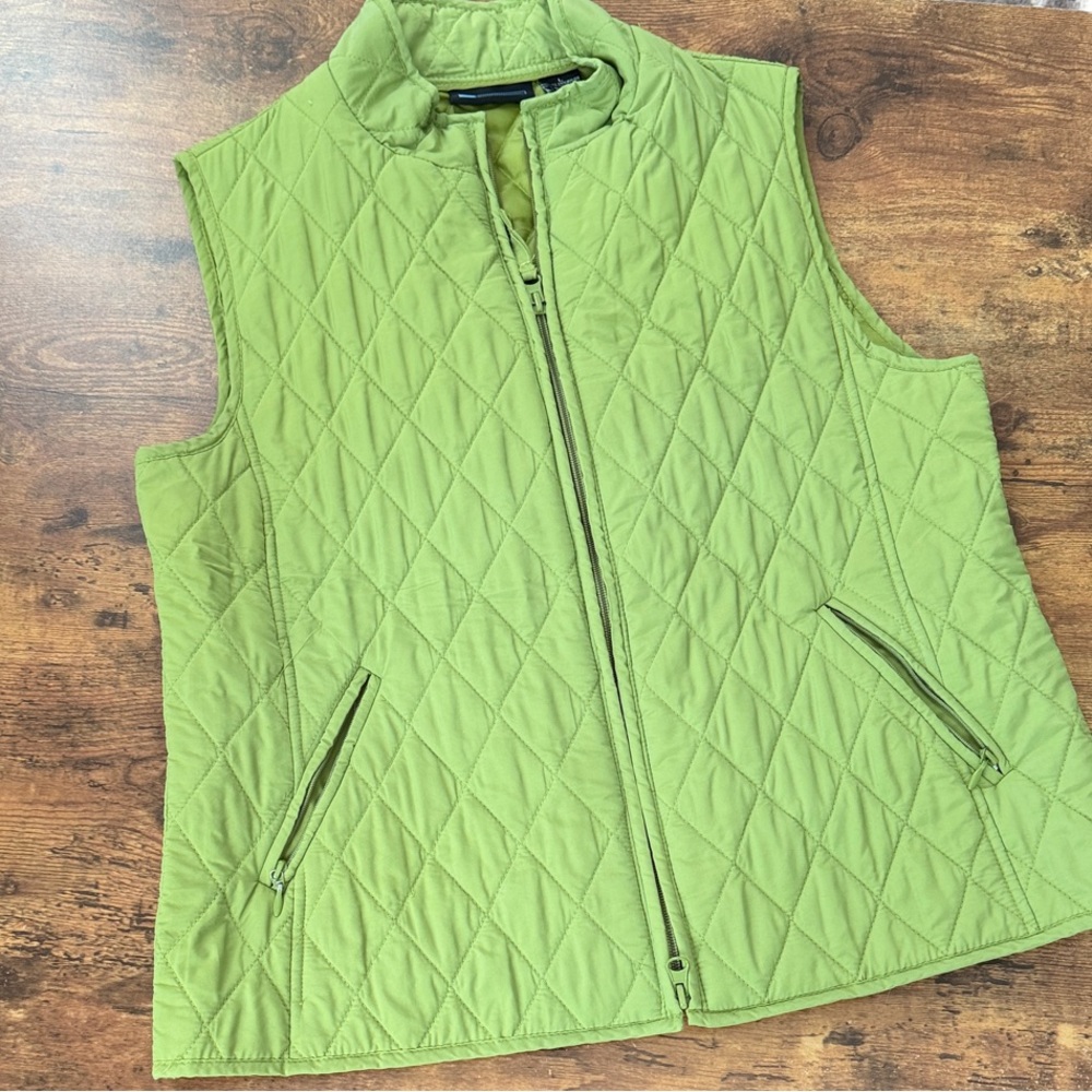 Relativity Lime Quilted Vest for Women